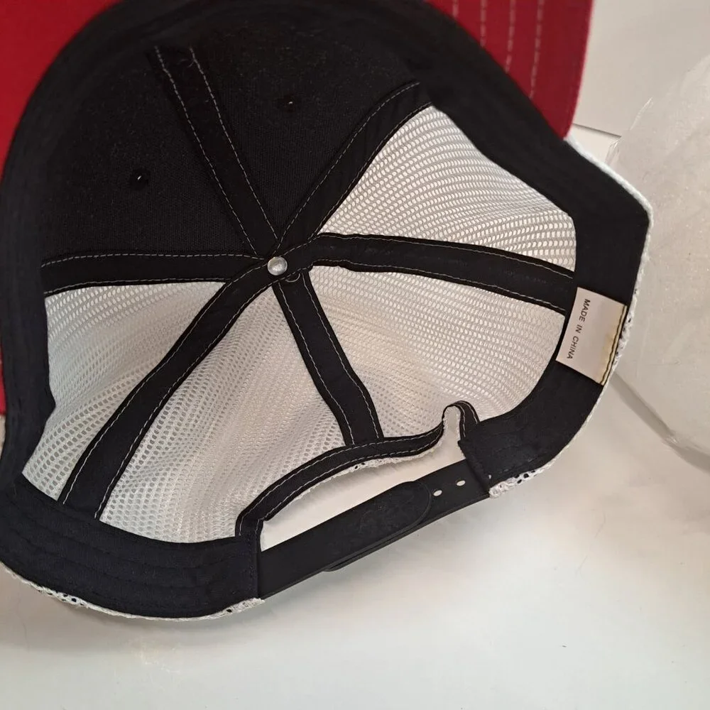 Halliburton Cap Hat Trucker 100th Anniversary Mesh Snapback Red‎ Black 2019